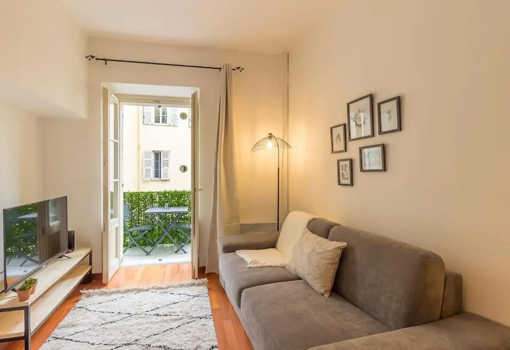 L13 Central Flat 5Mins Walk To Beach Ac/Balcon/Wifi Nice Frankrike